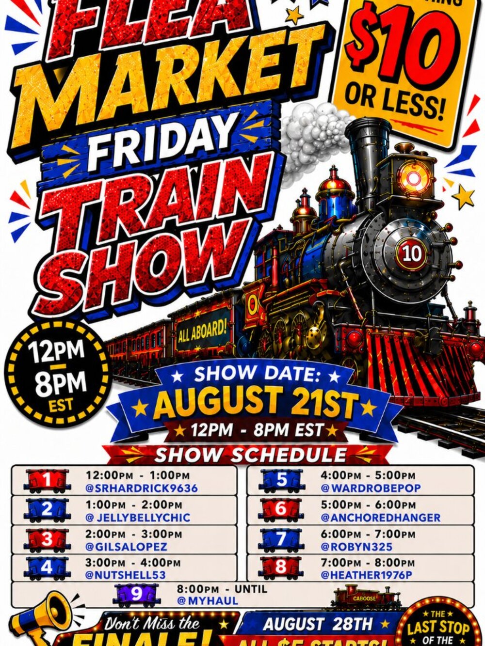 FLEA MARKET FRIDAY TRAIN SHOW 12-8PM EST - Picture 9 of 10